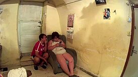 Intriguing encounter with a woman eating food while I watch