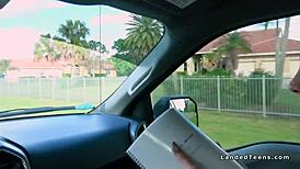 Natural busty teen hitchhiker gets intensely banged in POV hardcore