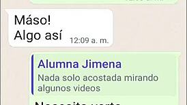 College girl begs to improve her grades part 2