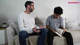 Social educator gives cock to young boy, wow! 😜