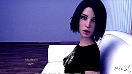 Blonde posing nude in acting lessons episode 28