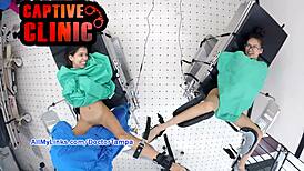 Damn, Aria Nicole naked behind the scenes at hospital setup!