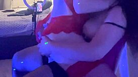 Wife with big tits enjoys a romantic encounter