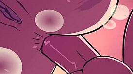 vampire girl sucking cum in hentai anime