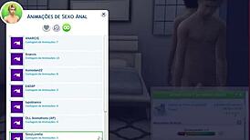 The Sims - Hanging Out with Friend in Anime Style