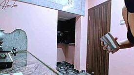 Kitchen sex with big ass babe while husband’s away