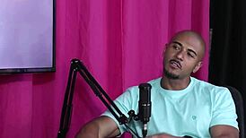 Blonde enters liberal world with couple's help and meets producer lucas ferraz in sheer red lingerie