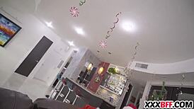 bff christmas party turns wild with big dick action