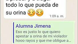 College girl begs to improve her grades part 2