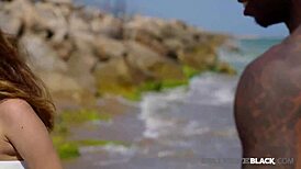 marina gold gets her first interracial anal pounding in bikini