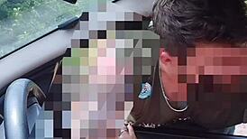 Naughty Bia rips her clothes and shows off her wet pussy and big tits on the street