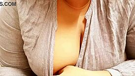 Conversational Asian Sexy Big Boobs Milf Showing Off Her Curves Today