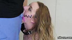 Man, this slutty sweetie gets butt hole therapy in asylum! 😱