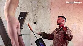 Blind Faggot Feels Every Inch in Brutal Ass Training!