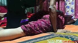 Indian Couple's Wild Webcam Handjob with Monster Cock