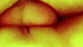 Amateur brunette rides cock and cums on her big ass.