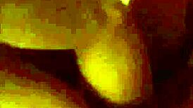 Asian milf sucks boyfriend's cock, gets creampie blowjob, and cumshot while husband films the amateur action.