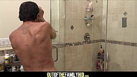 Interracial sex with old and young couple having fun