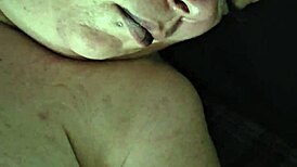 Jerked off on step mom's pretty face with big natural tits