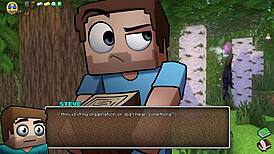 some hot underwear in hornycraft game with big ass