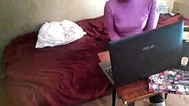 Common Russian Homemade Scene With Teen 18+ and Nice Deepthroat.