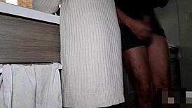 Japanese Housewife Mai Gets Creampied by Affair Partner