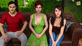 Hazel helps AV in erotic nursing game