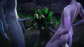 Furry Yaoi Kinky Dragon And Tanuki In Park