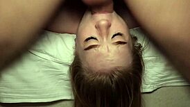 Alisha Martin's crazy scene: first-time porn actress, fingering and cumshots