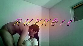 Intensely Fucking Her Mouth While She Records