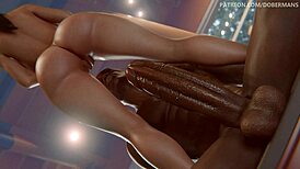 Hey, watch this 3D gym instructor get pounded hard!