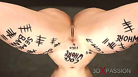 busty slut in restraints pounded hard by bbc