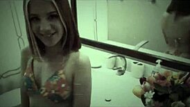 new amateur latina teen explores camera work