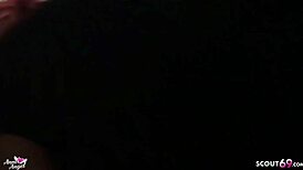 Redhead German Teen Needs Cash and Fucks Strangers for It in Hardcore Doggy Style