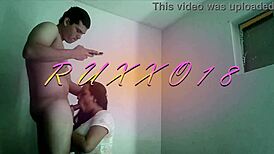 Intensely Fucking Her Mouth While She Records