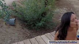 chris charming threesome with spanish brunette anal