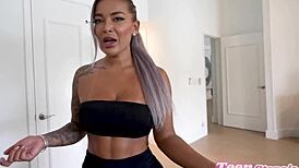 Watch hayley davies the hot aussie stepsister fuck her big dick stepbro johnny love in missionary and deepthroat