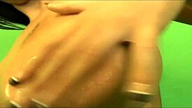 big tit brunette swallows and fucks big black cock 😈