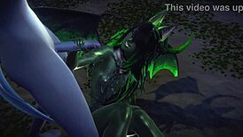 Furry Yaoi Kinky Dragon And Tanuki In Park