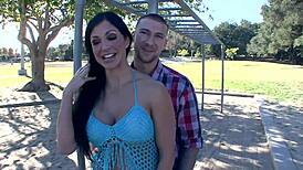 Jewels jade cockholds her husband with big tits!
