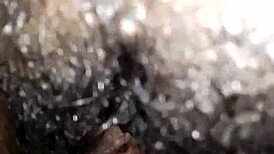 Quicky Woman Spreads Wet Pussy on Bed for Brunette Action