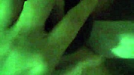 Girl rides cock and dildos her ass at the same time