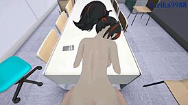 zhu yuan and grace howard in intense pov creampie sex