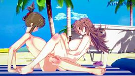 sagiri sakurai chitose kisaragi ruri hoshino intense lesbian hentai