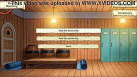 Nami strips her outfit in the game