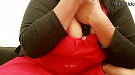 i'm obsessed with my indian aunty's sexy big boobs every day