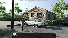 in halfway house part 17, she gets naked on the street.