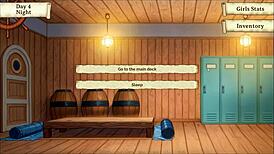 Nami strips her outfit in the game