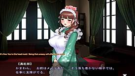 Maid Hentai Game Scene With Boin