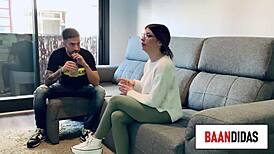 Horny Fan Meets Sexy Teen Girl On Tinder, Licks Her Pussy And Ass Before Fucking Her Hard.